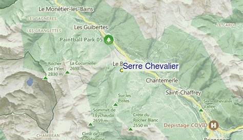 Serre Chevalier Piste Map Ski Maps & Resort Info PistePro