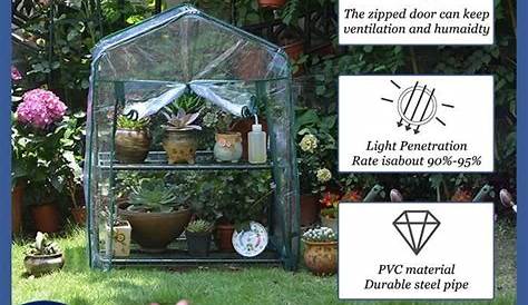 Serre de balcon ou terrasse adossée 0.91m2 polycarbonate