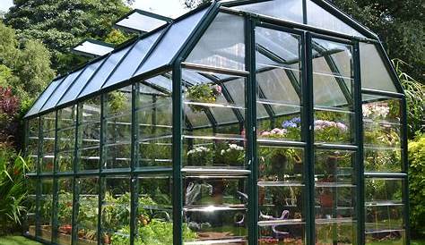 Serre de jardin 8,8m² aluminium et verre trempé Premium