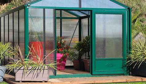 Serre de jardin en verre trempé SUPRA 38,20 m² Coloris