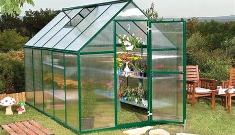 Serre de jardin Mythos polycarbonate 3,40 m² + embase