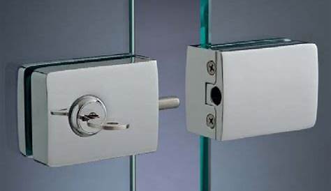 SERRURE BASSE POUR PORTE EN VERRE