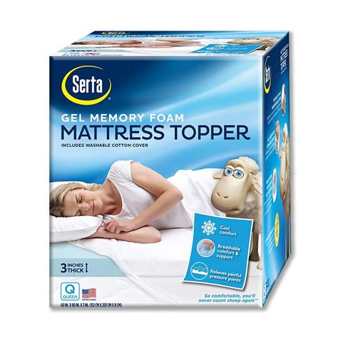 serta memory foam mattress topper reviews