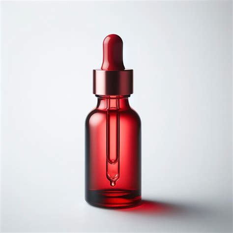 Serum Bottle Red