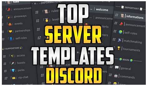Server Templates – Discord