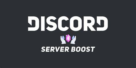 server boost discord