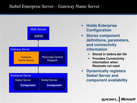 Server Components In Siebel