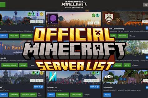 server list minecraft