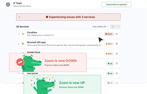 Server outage on a streaming platform