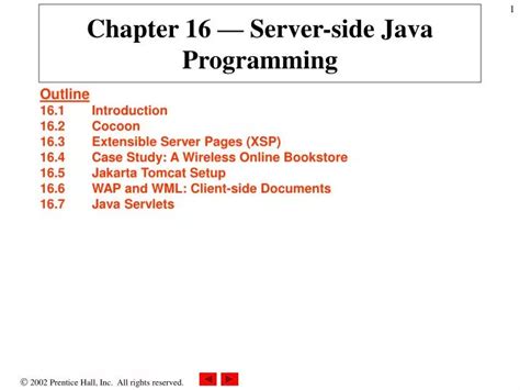 Server Side Java Code