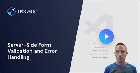 Server Side Validation Error Code