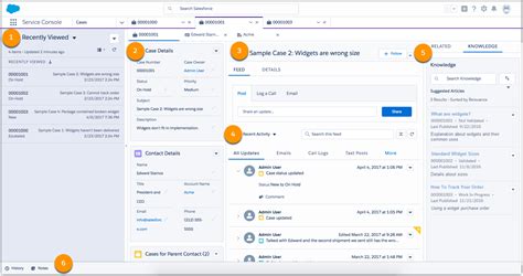 service cloud example in salesforce