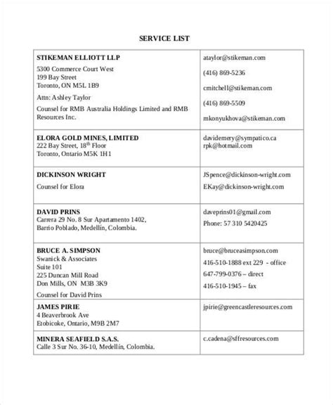 17+ Service Price List Templates Free Samples, Examples Formats