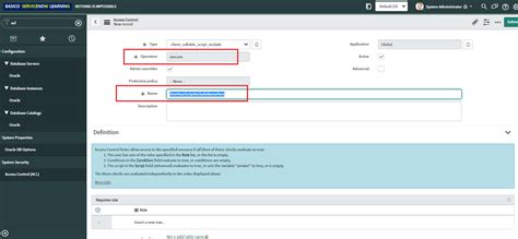 servicenow acl script examples