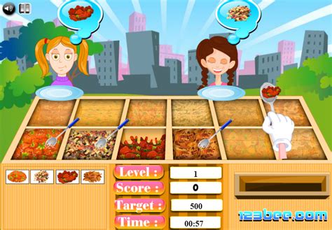 Serving Food Flash Games