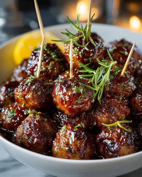 Serving meatballs elegantly
