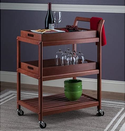 Serving Trolley Wooden