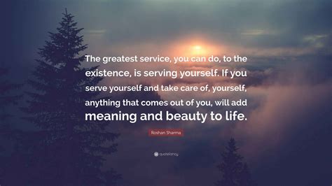Serving Yourself Meaning