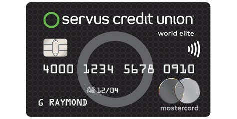servus credit union card not working