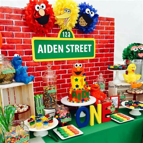 Kara's Party Ideas Sesame Street Birthday Party Kara's Party Ideas