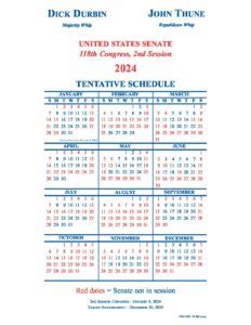 Session Calendar 2024