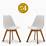 CLEARANCE! Set of 4 Dining Chairs, Mid Century DSW Chair Shell Lounge