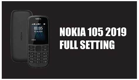 Nokia 105 (2017) incoming call - YouTube