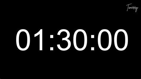 set a timer for ninety nine minutes
