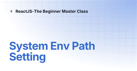 Set Build Path React