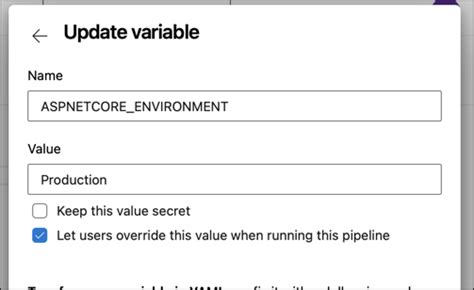 Set Build Variable Azure Devops