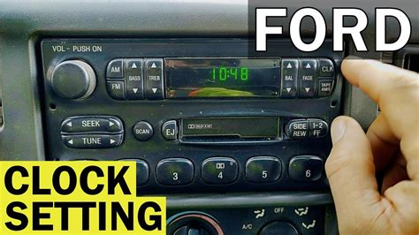 Set Clock In 2002 Ford F150