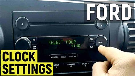 Set Clock In Ford
