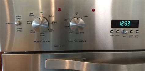 Set Clock On Viking Double Oven