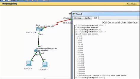 set clock rate cisco command