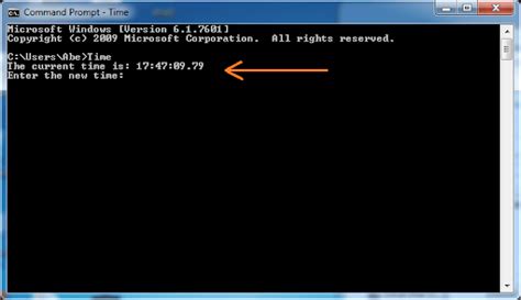 set date and time command line