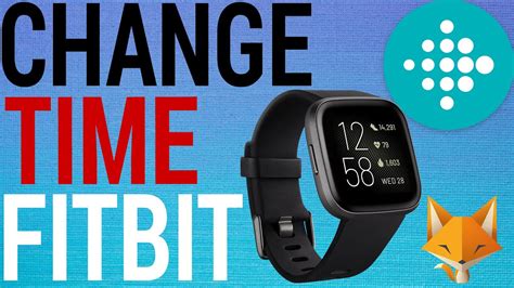 set date and time on fitbit