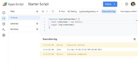 set date format google apps script