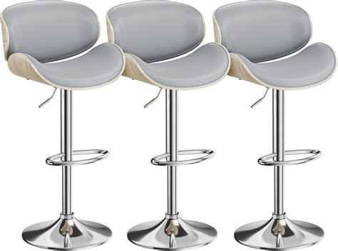 set of 3 adjustable bar stools