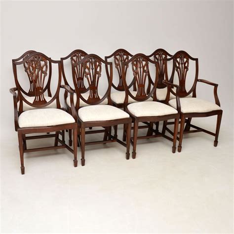 set of 8 antique chairs