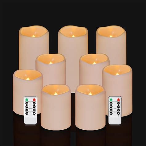 Set Of Flameless Candles