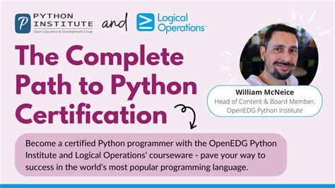 set out Your Python Certification Path nowadays