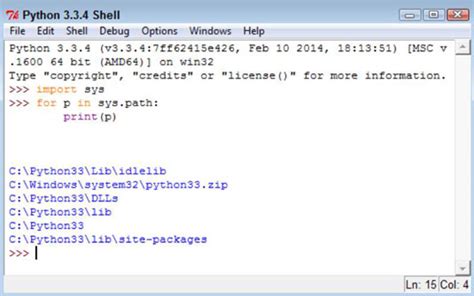set path in python idle