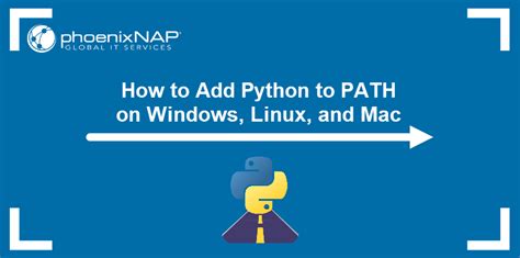 set path in python mac