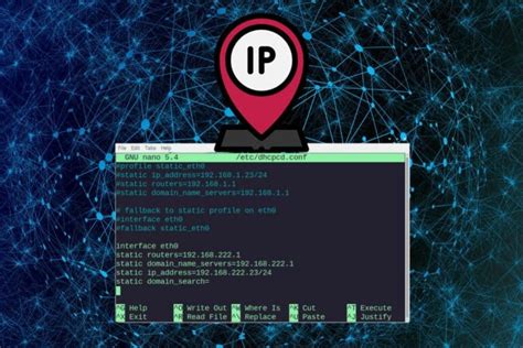 set static ip raspberry command line