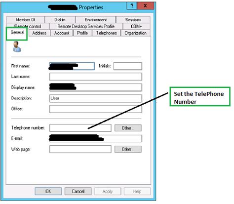 Set Telephone Number Powershell