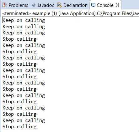 Set Timer In Java Program