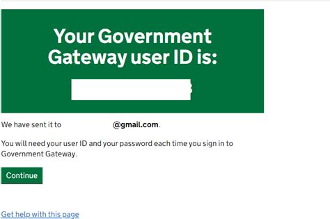 set up government gateway id and password