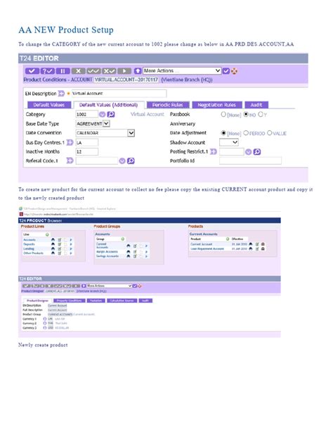set up new current account