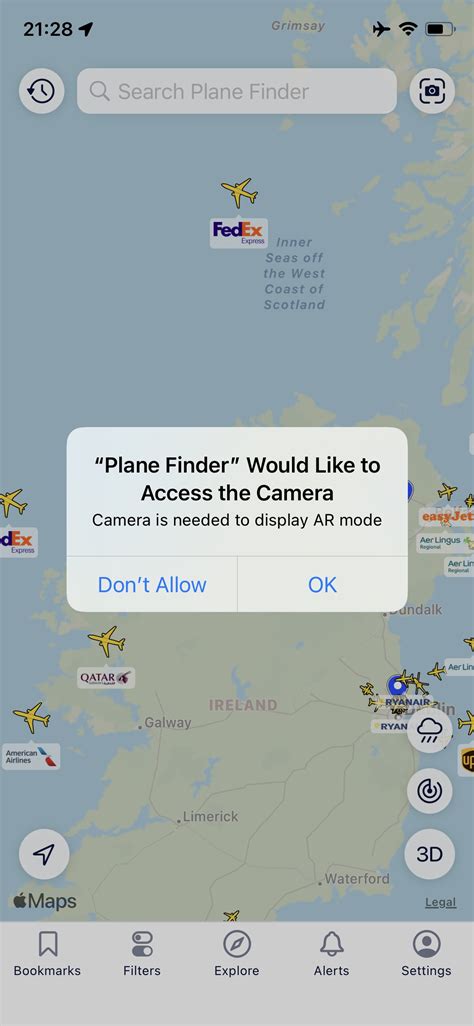 set up plane finder