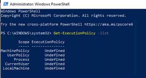 Set the PowerShell Execution Policy via Windows Registry